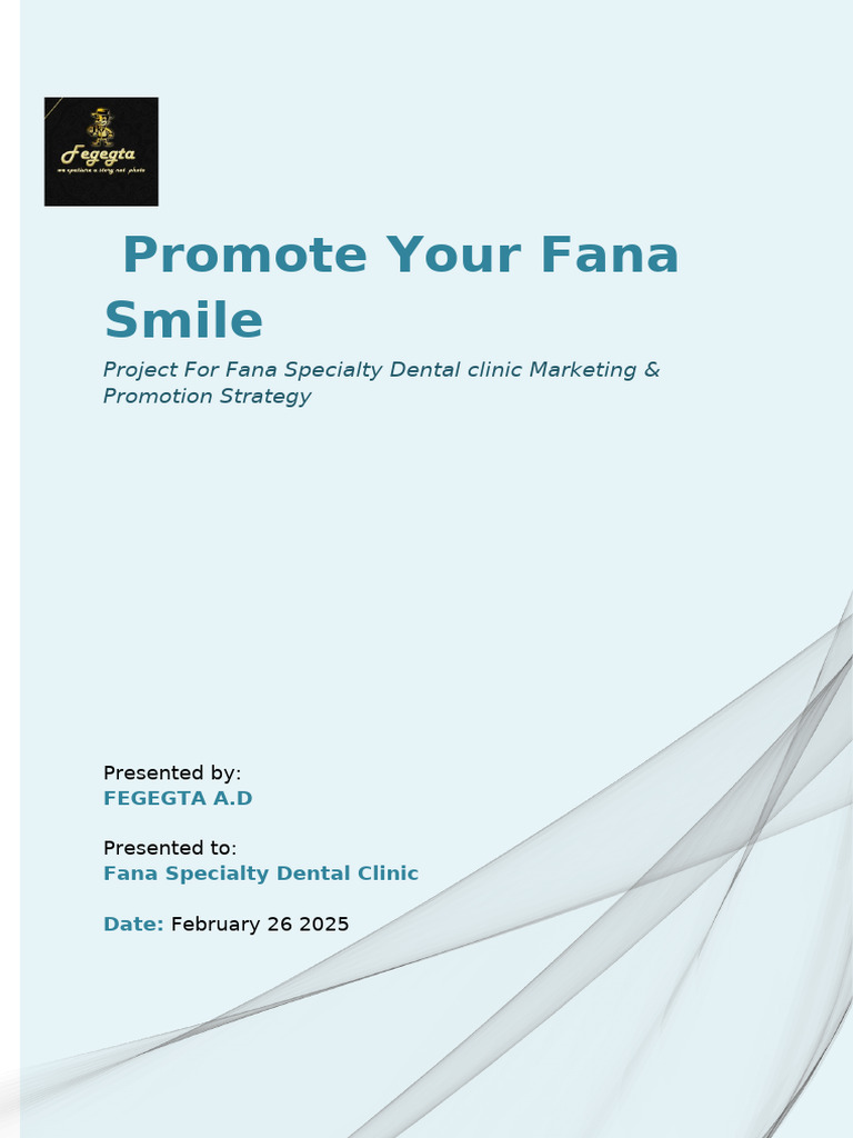 Promote Your Fana Smile | PDF | Customer Relationship Management ...