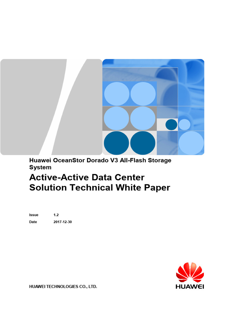 Huawei Active-Active DC Solution Guide | PDF | Computer Cluster ...