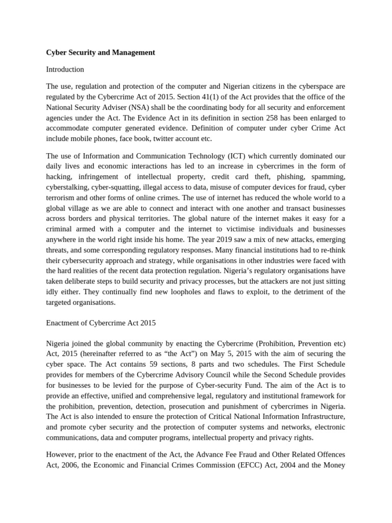 Cyber Security and Digital Management-1 | PDF | Cybercrime | Phishing