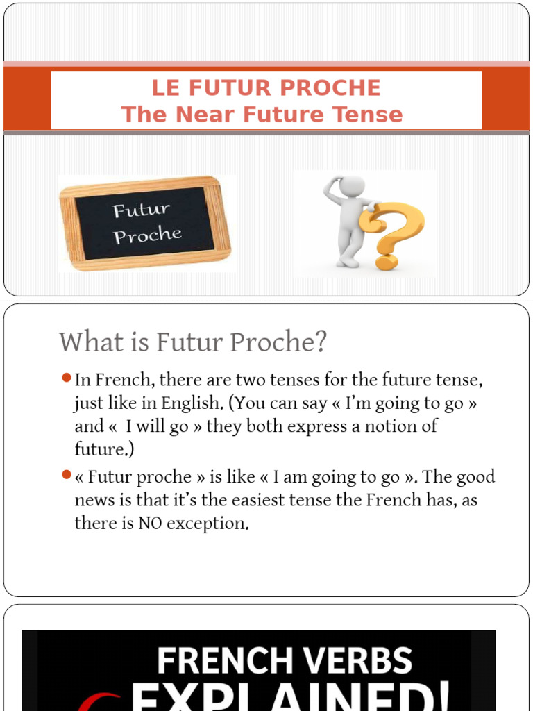 Introduction au Futur Proche en Français | PDF