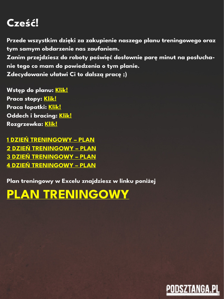 E Book E2 80 9cjak Byc Sprawnym 2B 4 Dniowy Plan Alfa Trening Dla ...