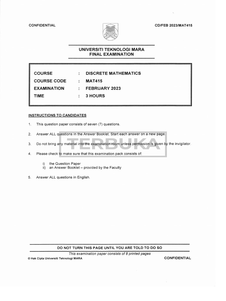Mat415 3 | PDF