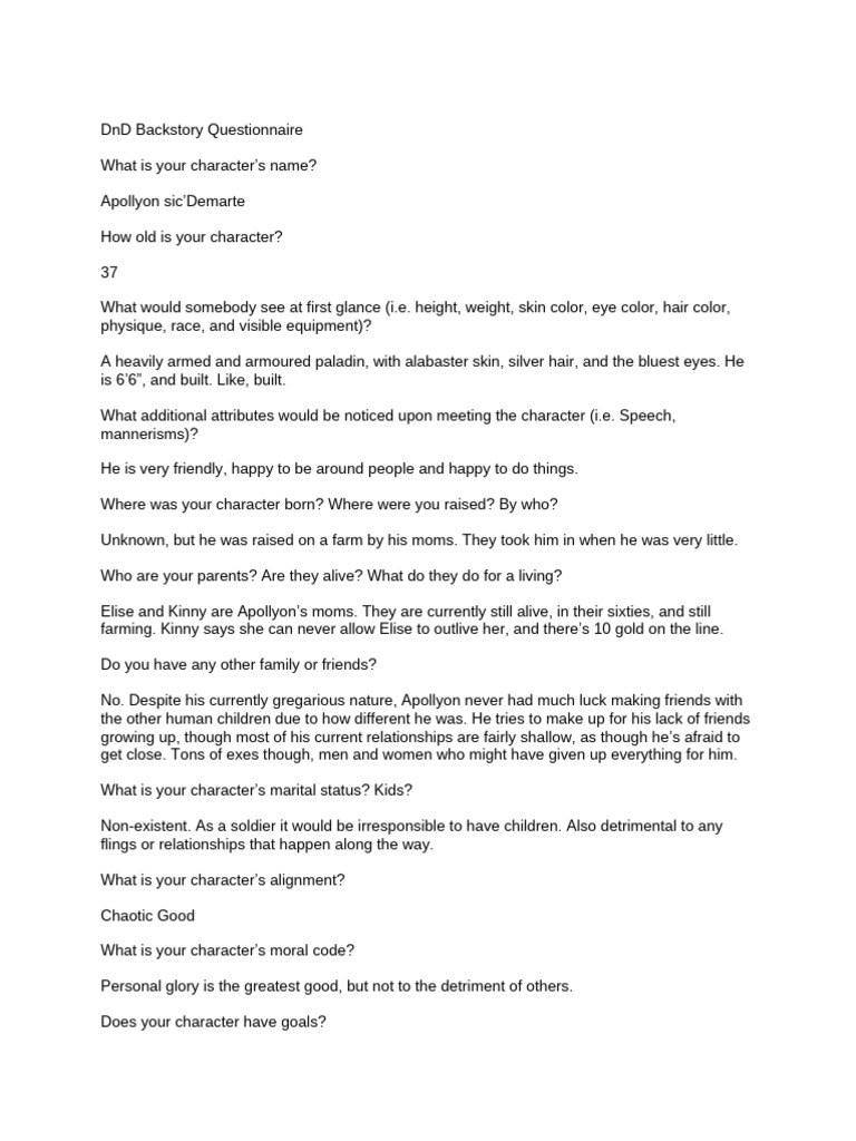 Sam Background | PDF