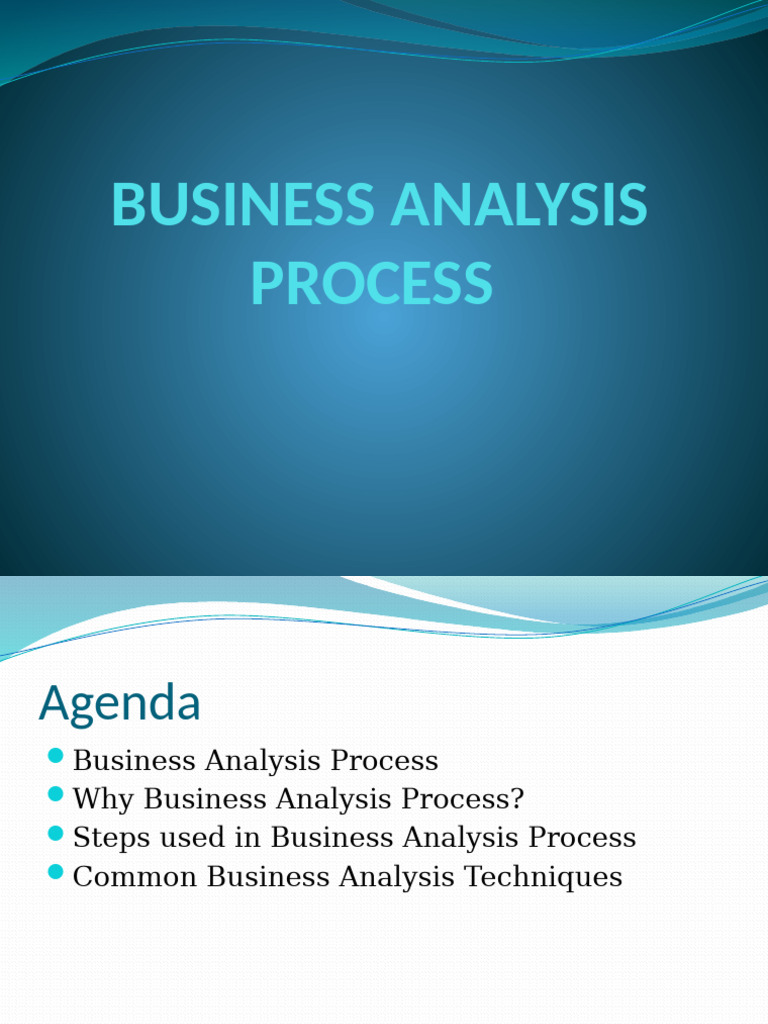 Business Analysis Process | PDF | Business Analysis | Business
