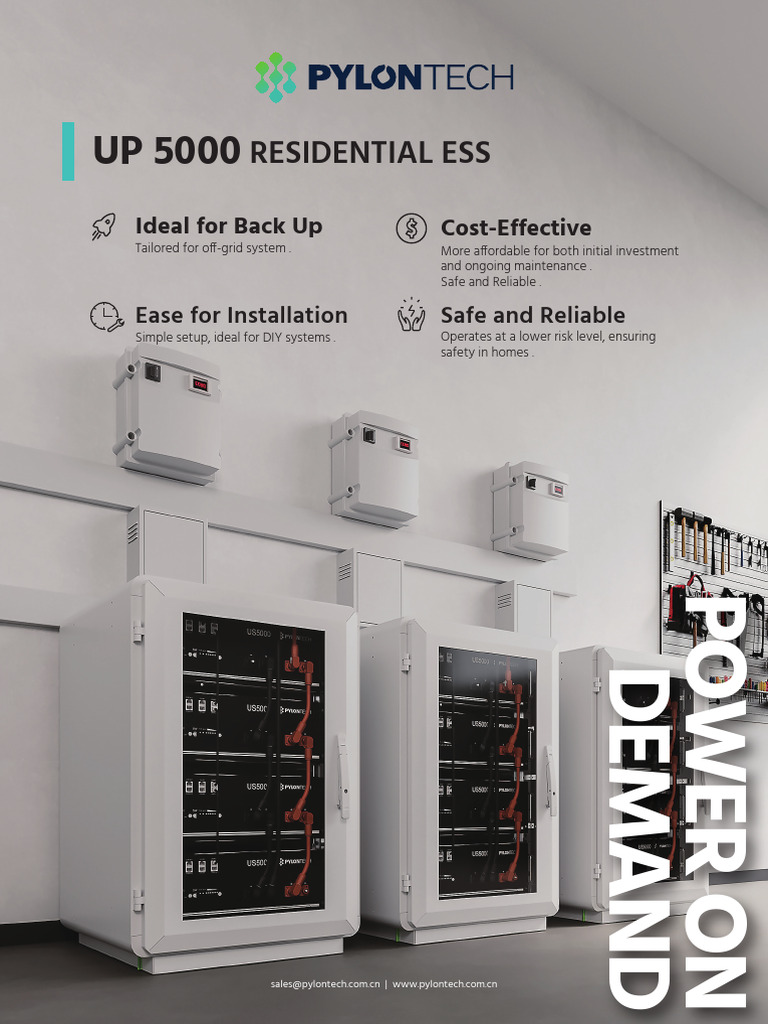 Residential Ess: Ideal For Back Up Cost-Ef Fective | PDF | Manufactured ...