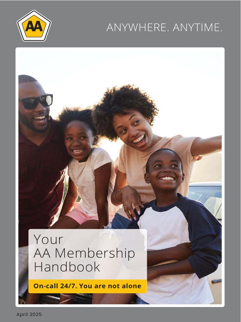AA Membership Benefits and Rates 2025 | PDF | Subscription Business ...