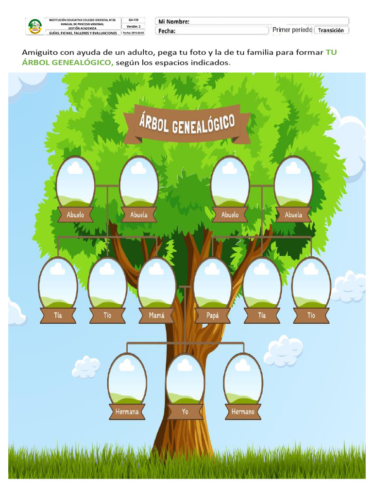 ACTIVIDAD ARBOL GENEALOGICO - Removed | PDF