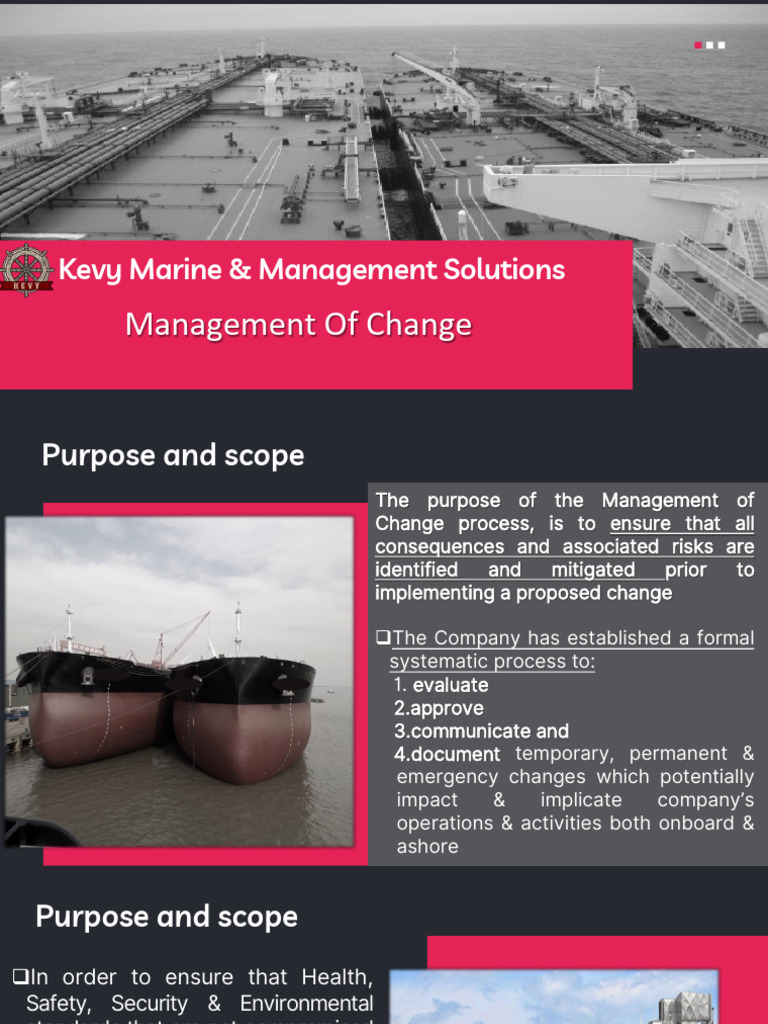 MOC Process Flow for Kevy Marine | PDF | Risk | Risk Assessment