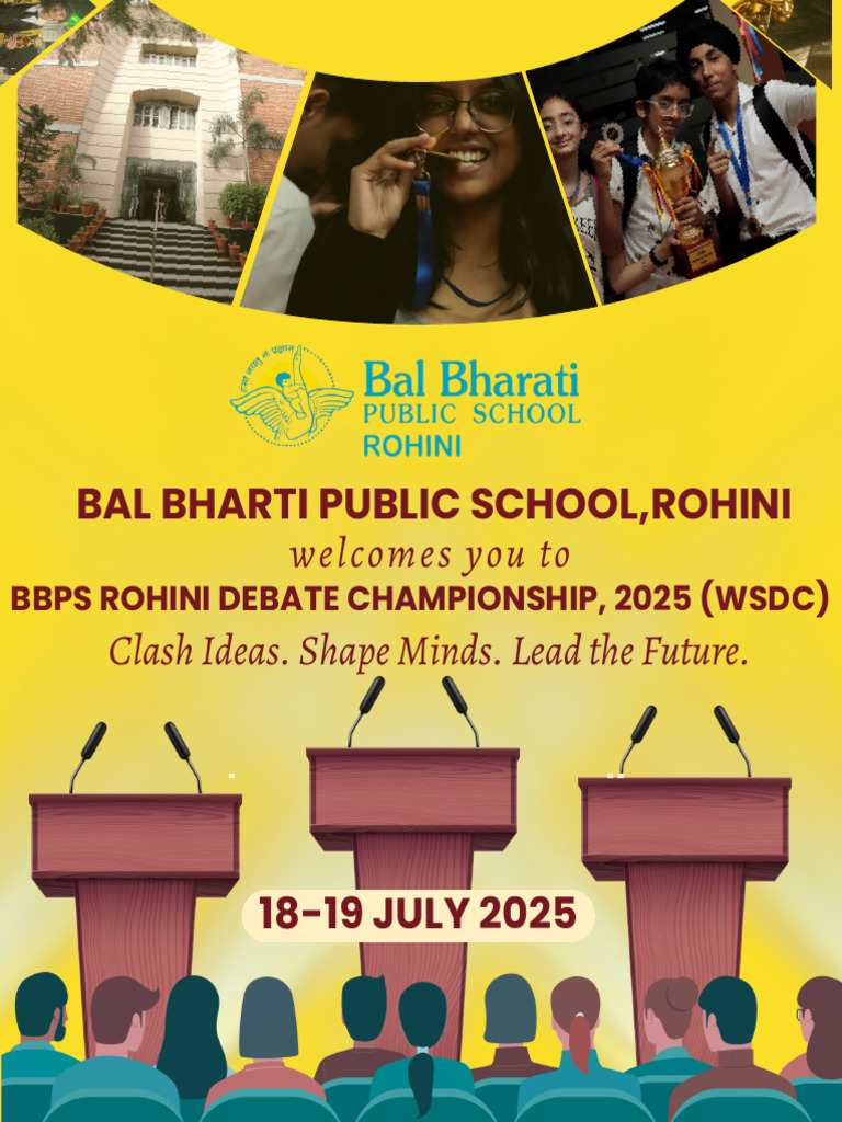 BBPS Rohini Debate Championship 2025 | PDF