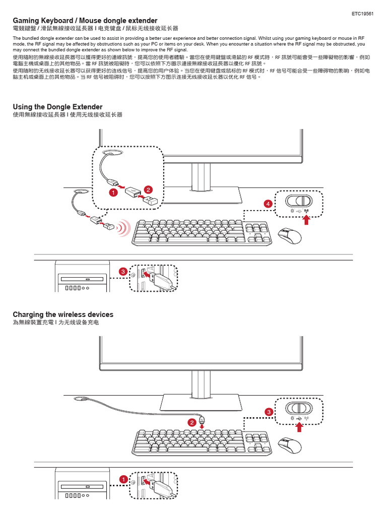 Using the Wireless Dongle Extender | PDF