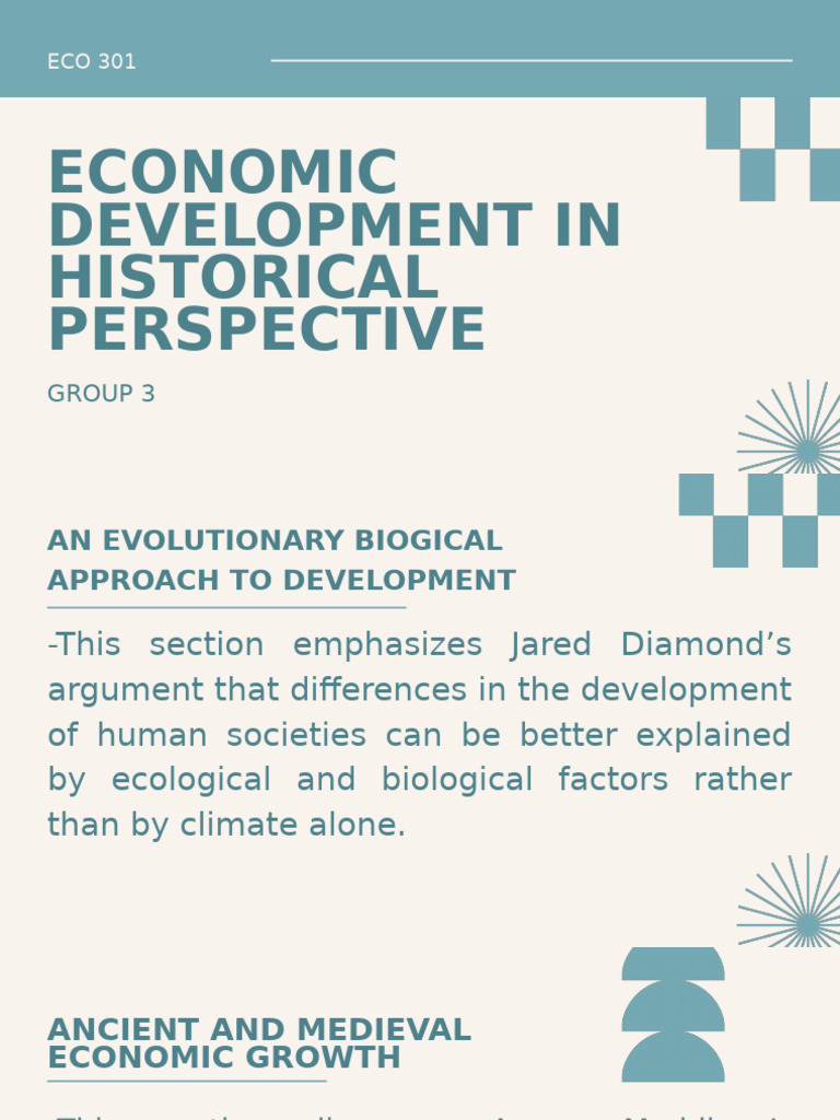 Economic Development Through History | PDF | Capitalism | Economic Growth