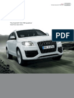 The Audi Q7 V12 TDI Quattro: Valid From April 2011