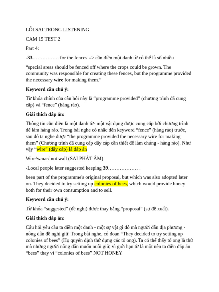 L I Sai Trong Listening | PDF