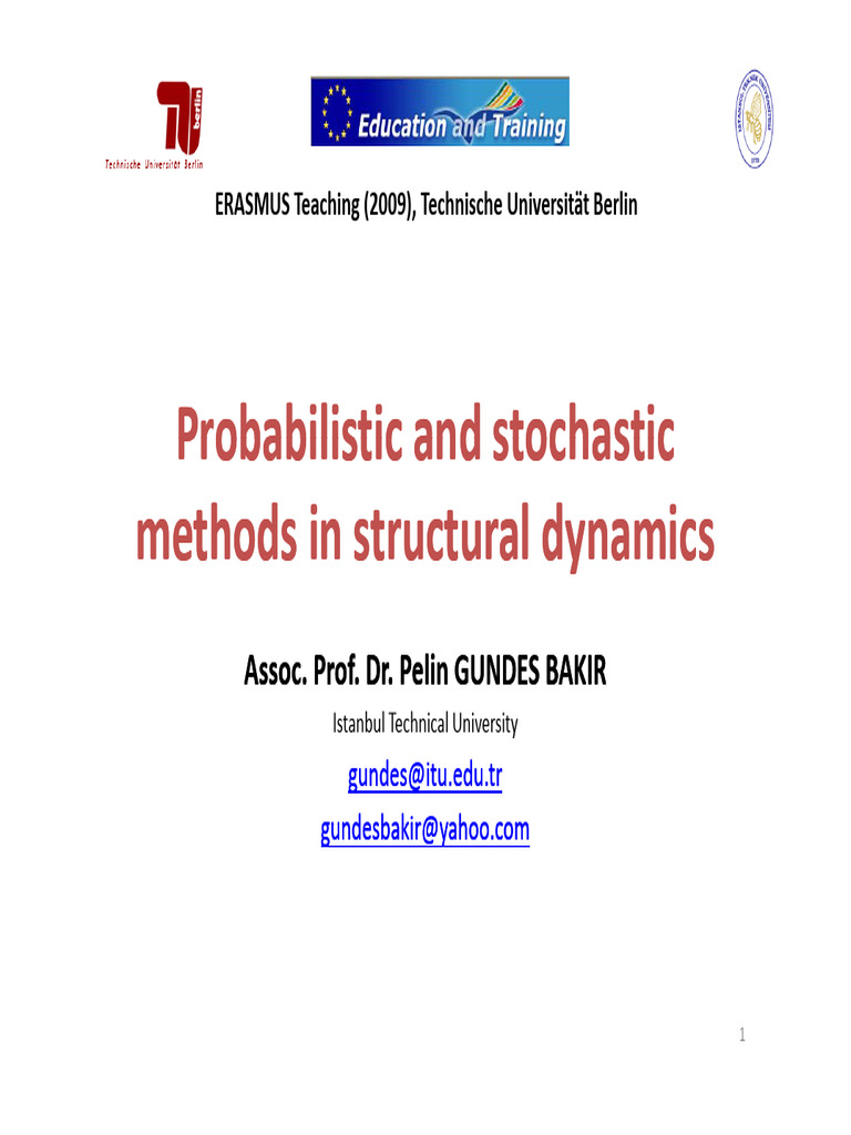 Probabilistic Probabilistic and Stochastic Stochastic Methods Methods ...
