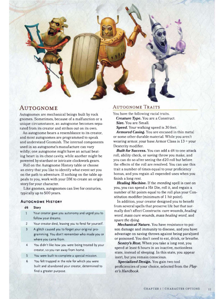 Autognome 5e | PDF