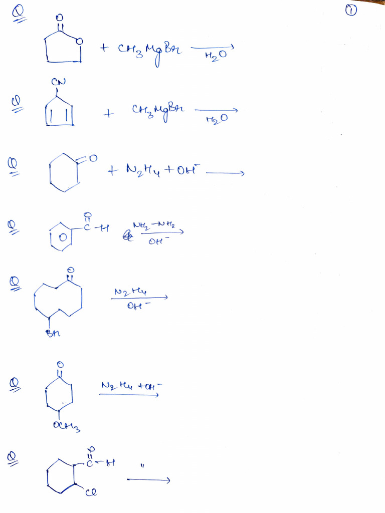 Corey House Synthesis To Clemmensen's Reduction | PDF