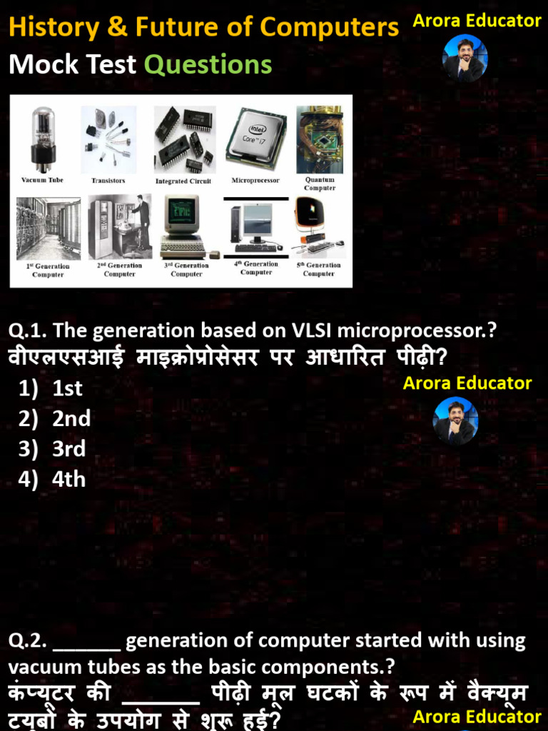 36.History & Generations of Computer | PDF