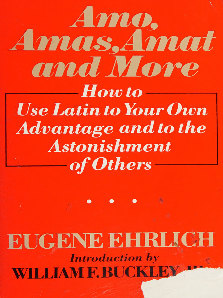 Amo, Amas, Amat and More - Eugene Ehrlich - Anna's Archive | PDF | Romulus  And Remus | English Language, image size:768x1024