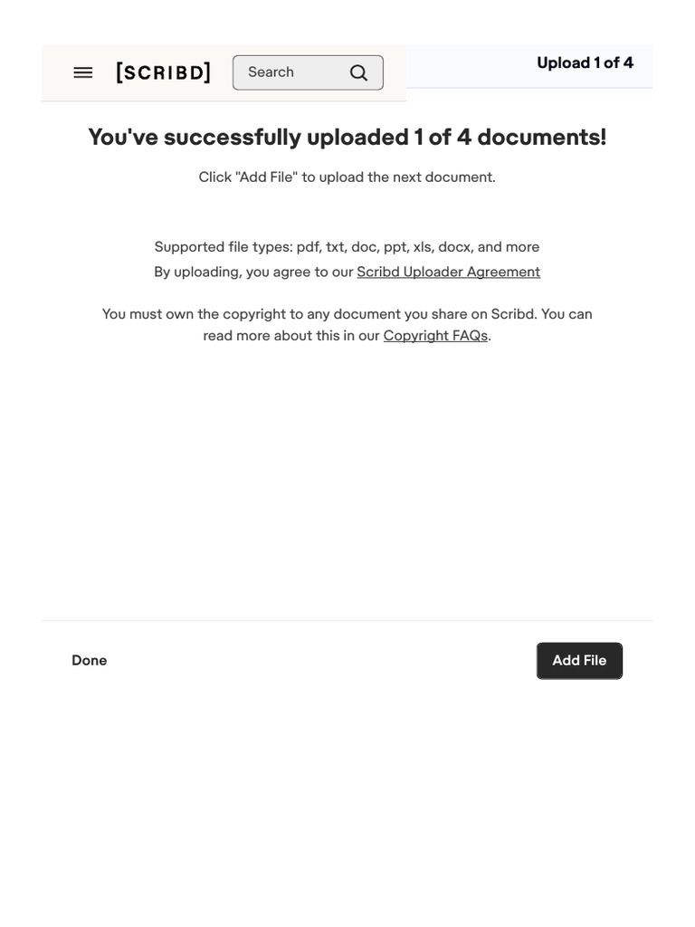 Upload A Document | PDF