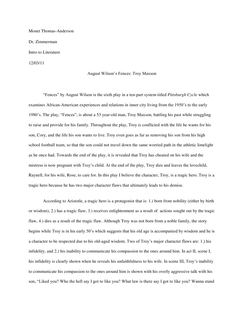 Fences PDF Fences (Play)