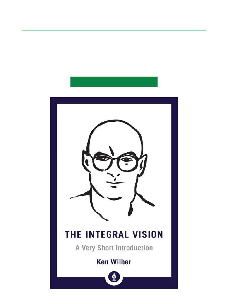 Full Download The Integral Vision A Very Short Introduction PDF DOCX ...