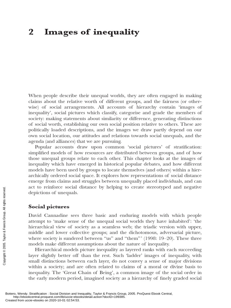 Images of Inequality | PDF | Social Inequality | Discrimination & Race ...