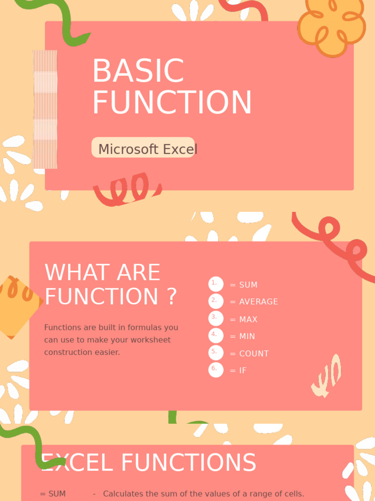 CIT Basic Formula in Excel | PDF