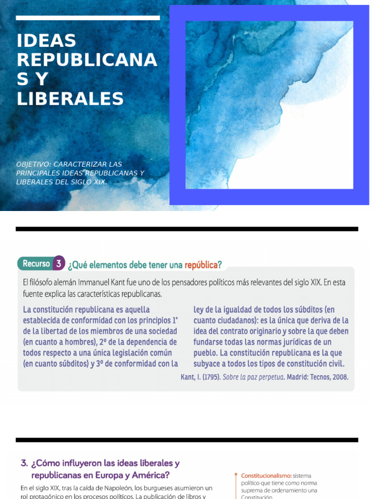 Ideas Republicanas y Liberales Libro | PDF