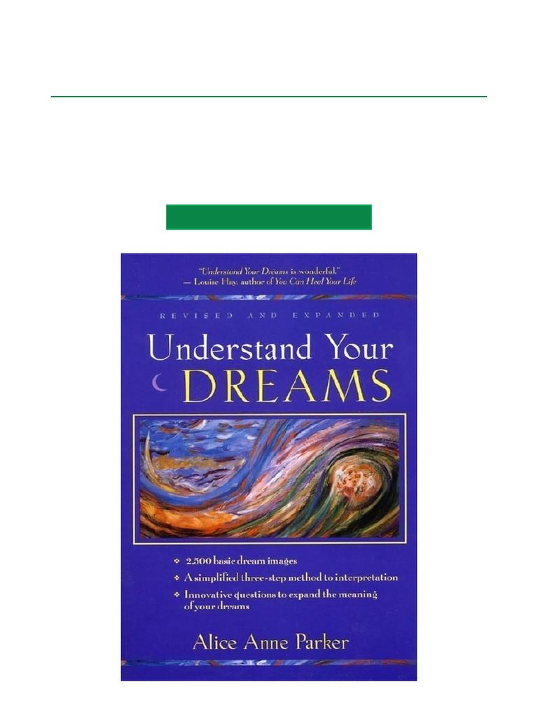Unlock Understand Your Dreams 1500 Basic Dream Images and How To ...