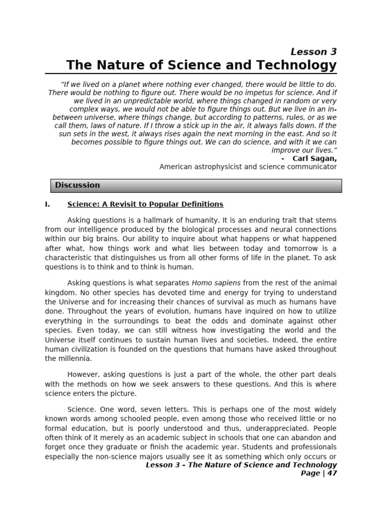 Understanding Science and Technology | PDF | Science | Hypothesis