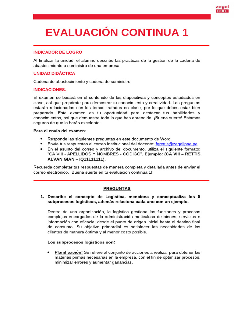 Gestión de la Cadena de Abastecimiento | PDF | Cadena de suministro ...