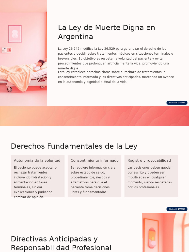 La Ley de Muerte Digna | PDF