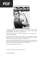 Discriminçao das Mulheres em Portugal