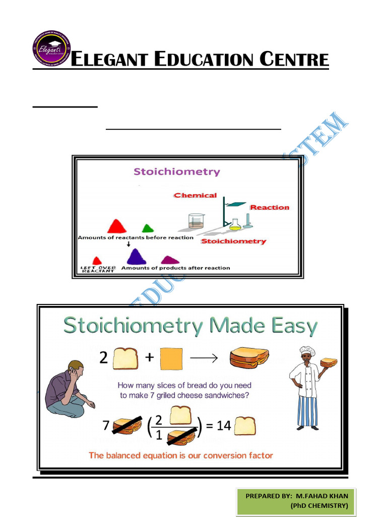 Chapter 1 Stoichiometry | PDF | Ion | Mole (Unit)