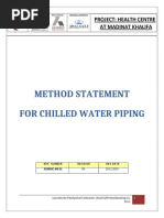Method Statement For Installation of Chiller Pipe | PDF | Pipe (Fluid ...