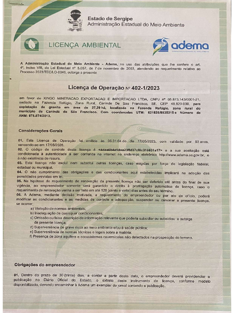 Mining Company License | PDF