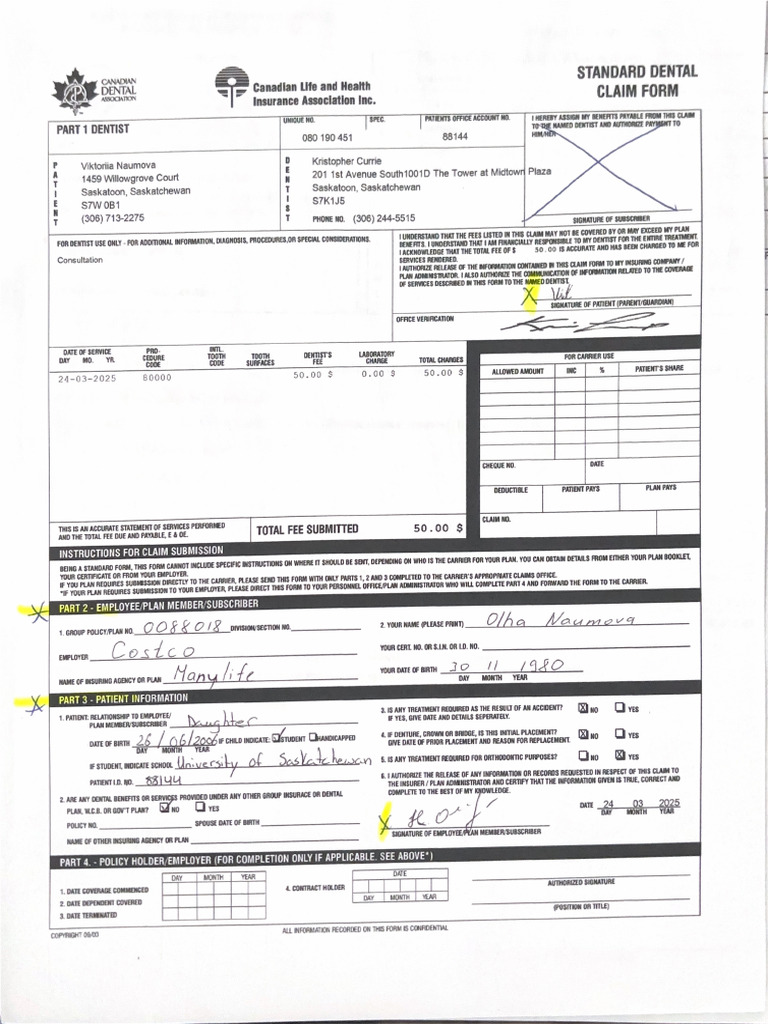 Claim Documents | PDF