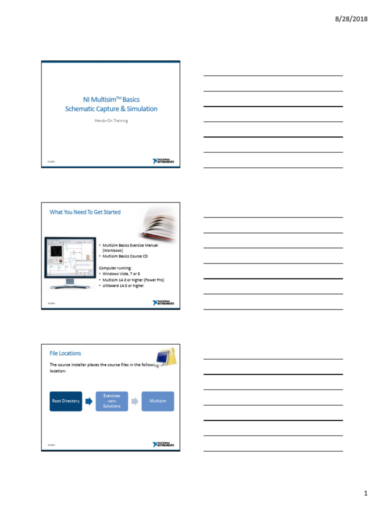 Multisim Interactive Simulation Guide | PDF | Spice | Parameter ...