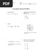 2023 8th Grade Math STAAR Answer Key | PDF | Applied Mathematics