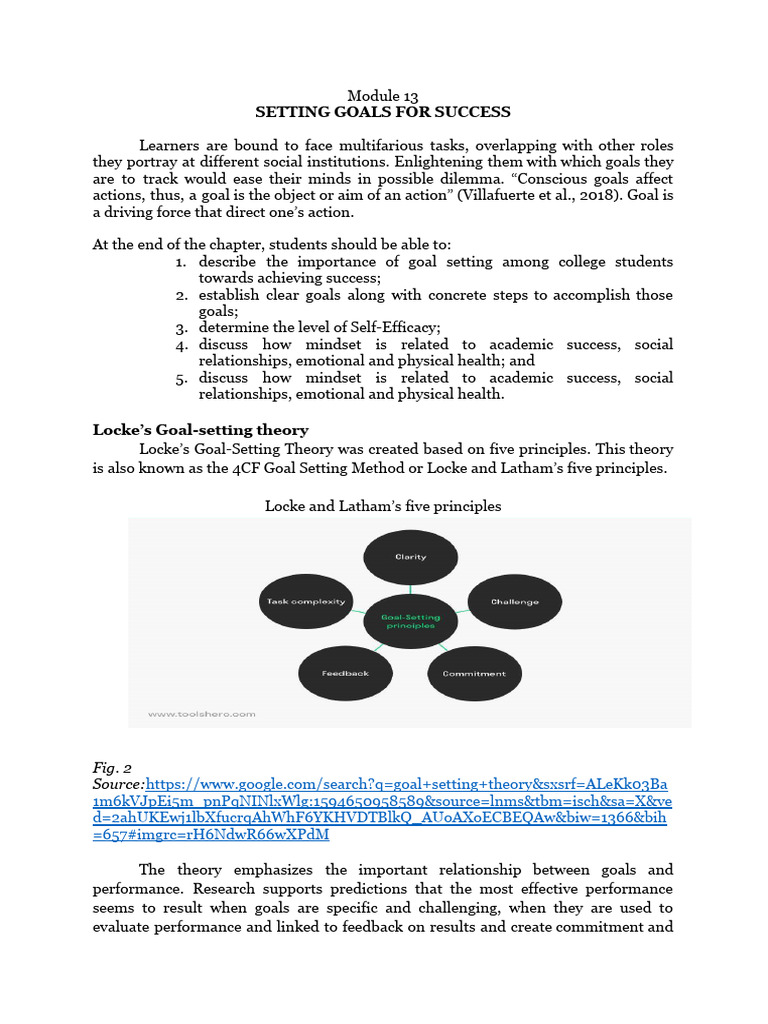 Setting SMART Goals for Success | PDF | Self Efficacy | Goal