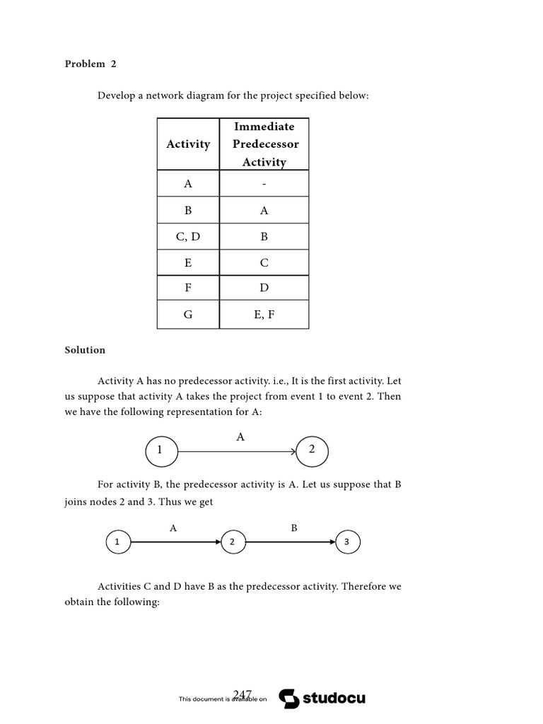 Project Network Analysis and Critical Path | PDF | Standard Deviation ...