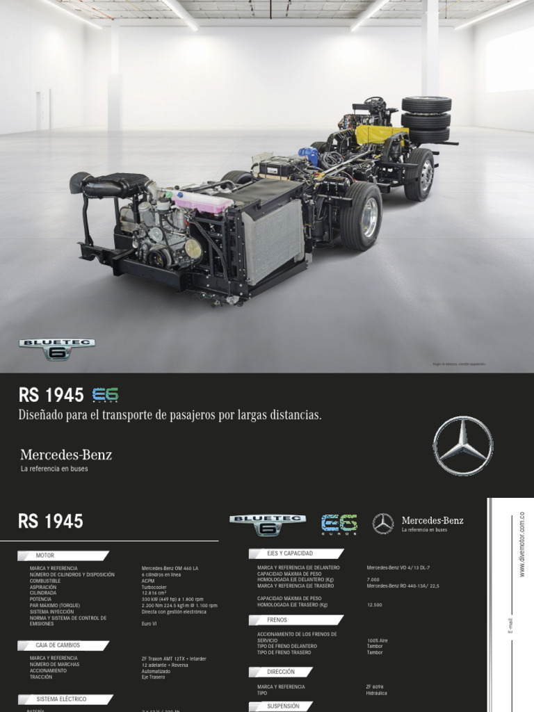 FT - Ene - 25 - RS 1945 - MBB | PDF | Eje | Sistema de freno antibloqueo