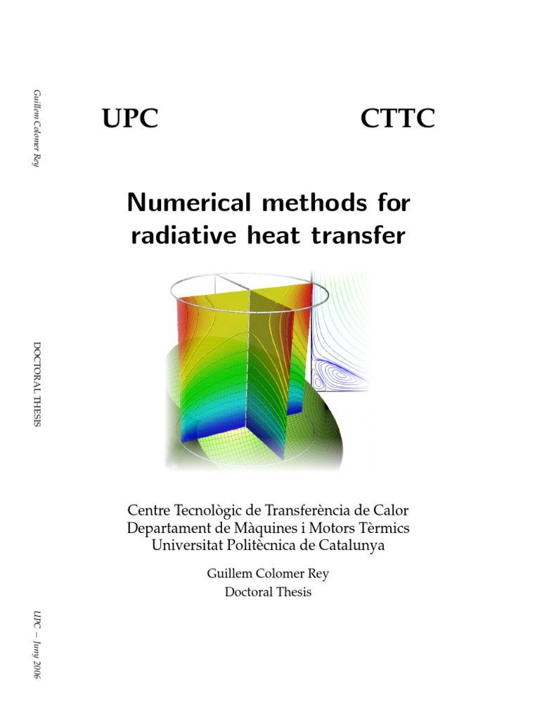 Numerical Methods For Heat Transfer PDF