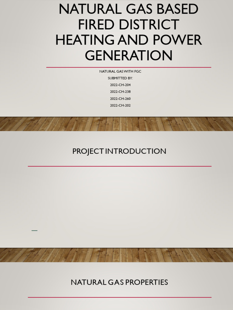 Natural Gas Based Fired District Heating and Power | PDF | Natural Gas ...