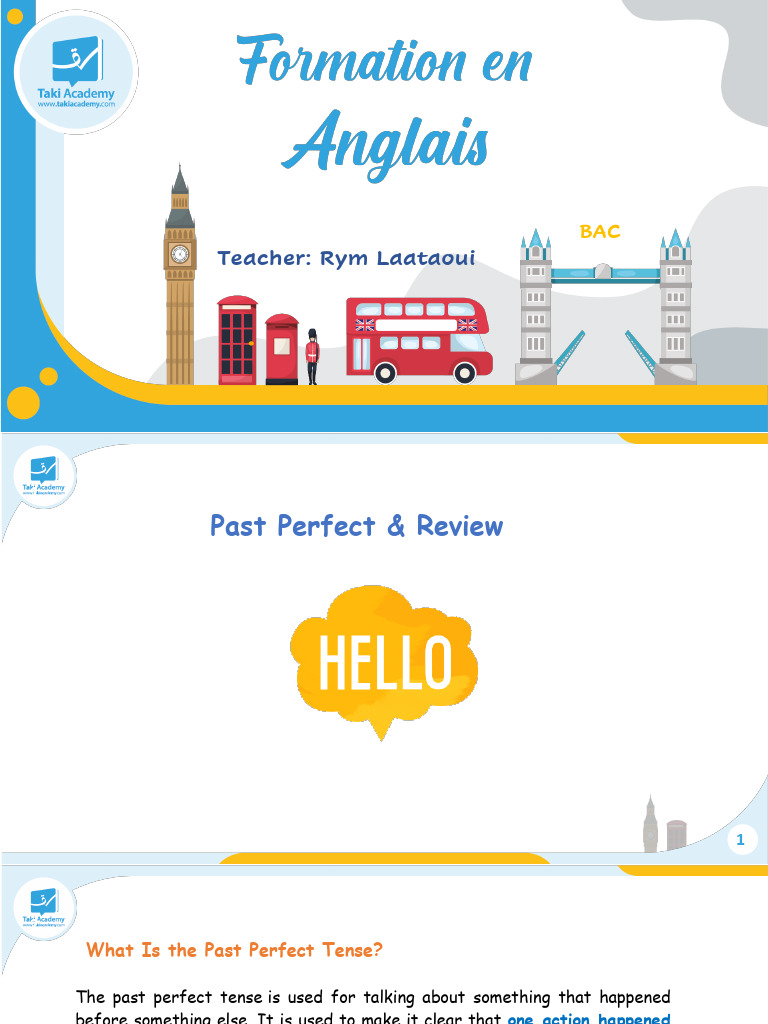669b89b1d7612 - Past Perfect & Review (BAC) | PDF | Perfect (Grammar)