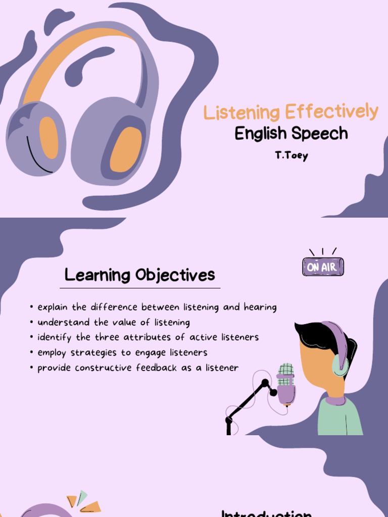 Mastering the Three A's of Listening | PDF | Attention | Public Speaking