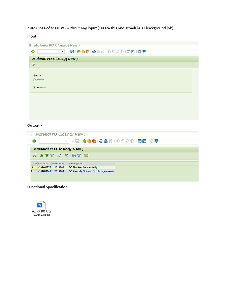 Auto Po CLS FS | PDF