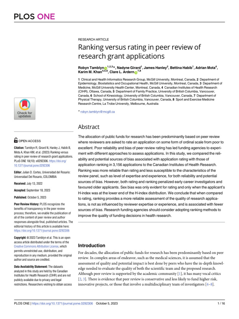 RP5 | PDF | National Institutes Of Health | Variance