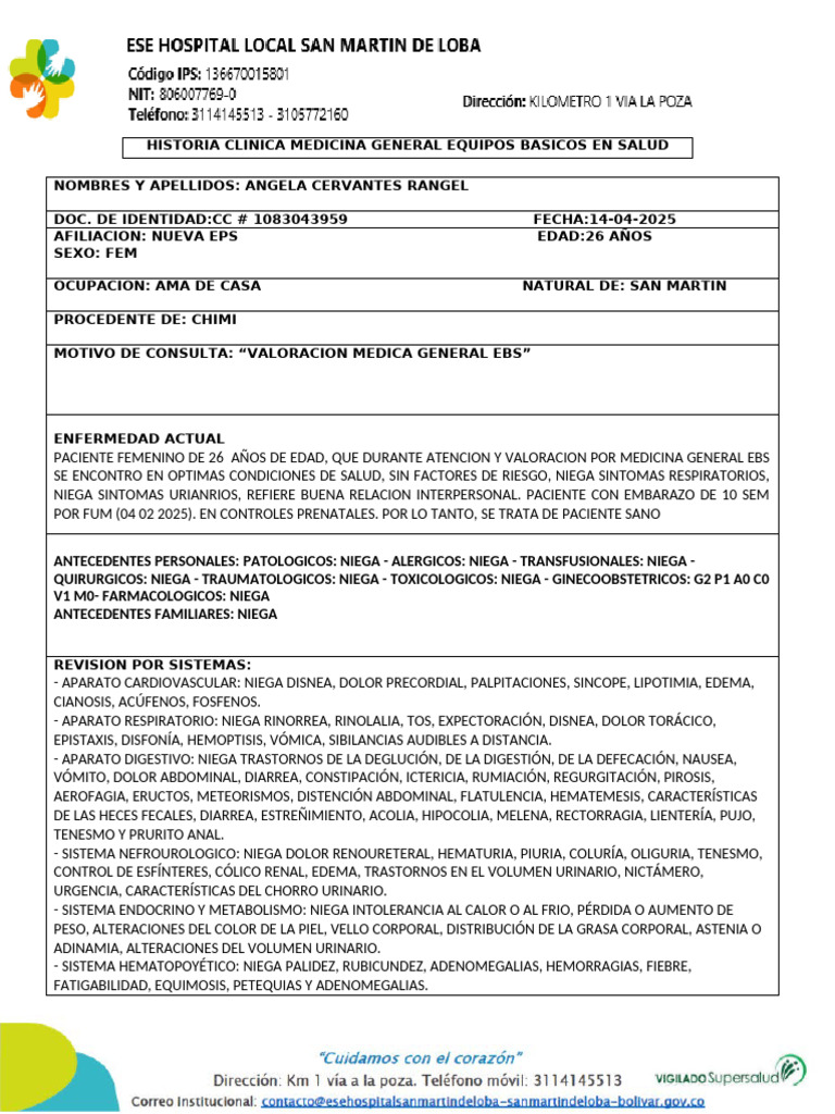 Angela Cervantes Rangel | PDF | Medicina CLINICA | Especialidades Medicas