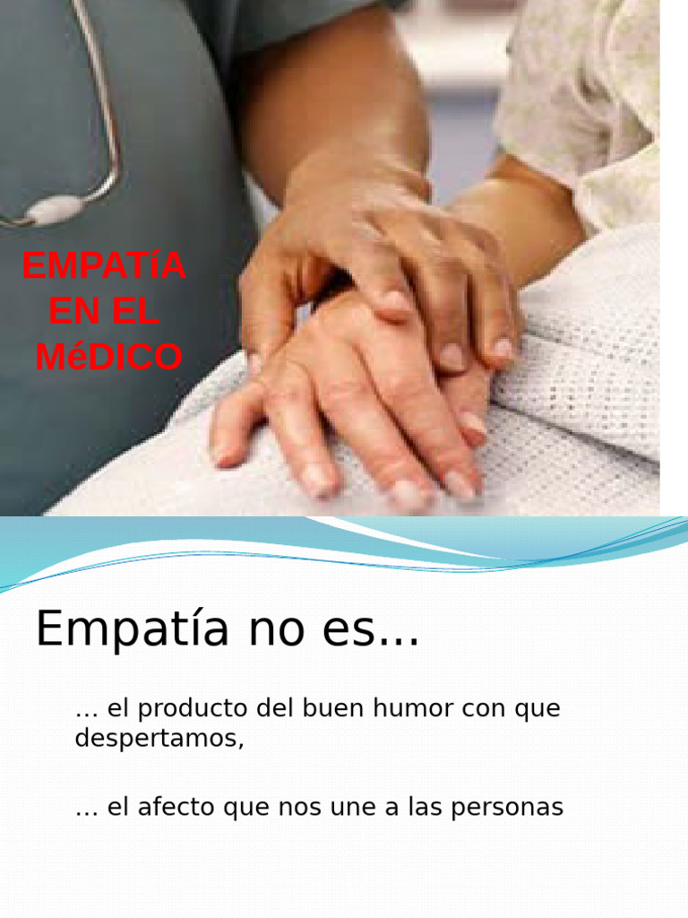 Importancia de la Empatía en Medicina | PDF | Empatía | Inteligencia ...